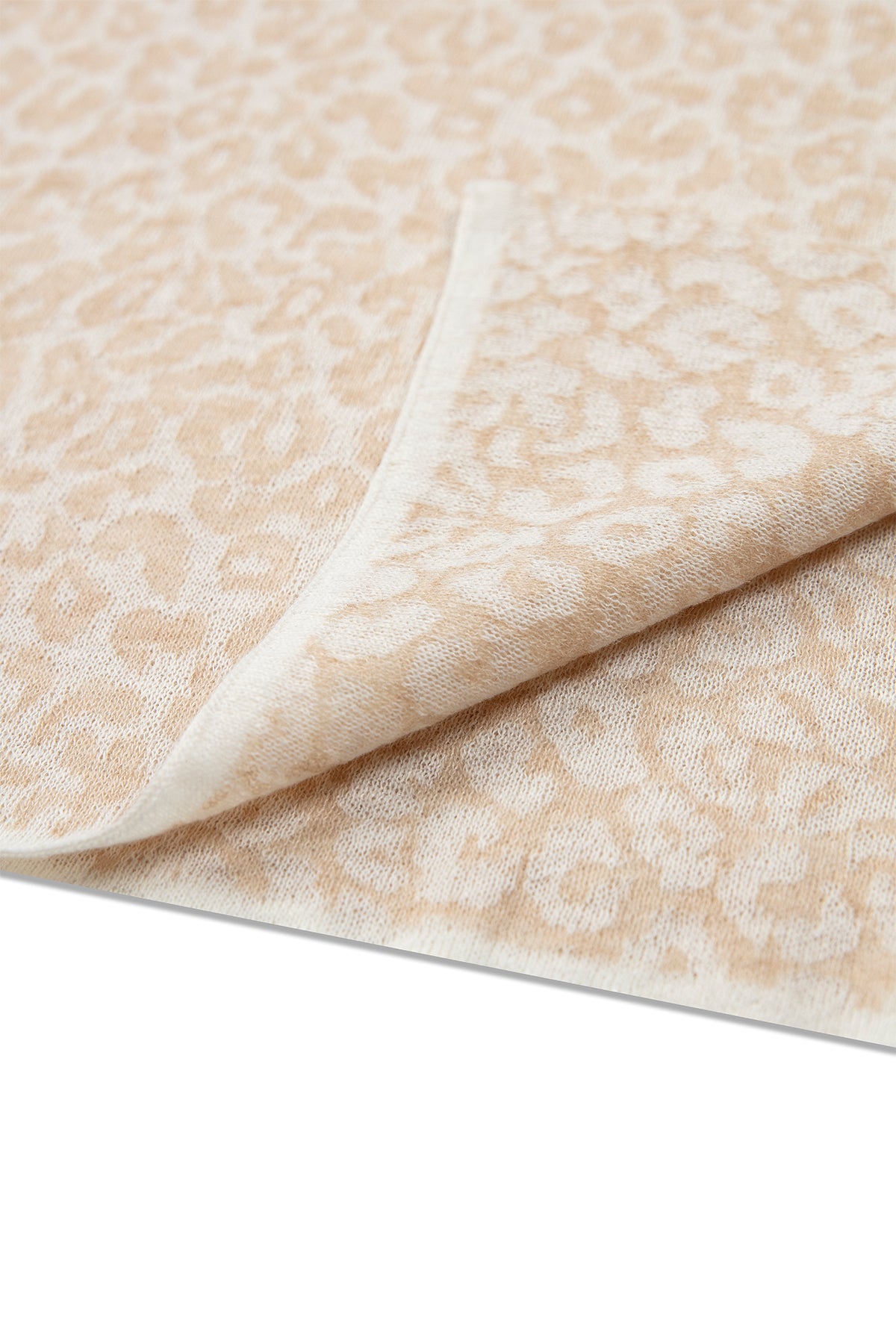 LEOPARD SHAWL ECRU-BEIGE