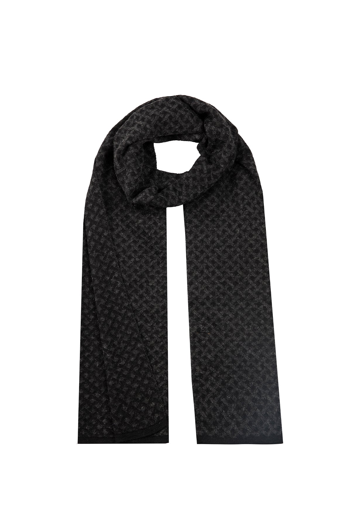 HITTITE SCARF BLACK GREY