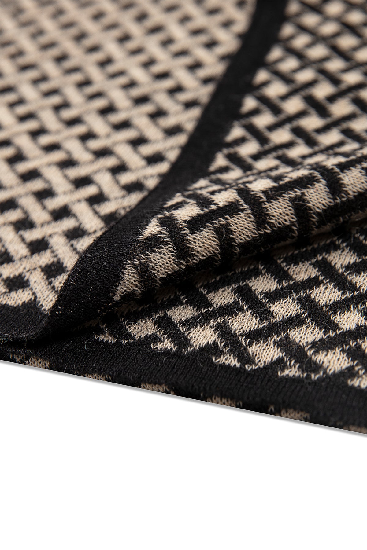 MEN HITTITE SCARF BLACK-BEIGE