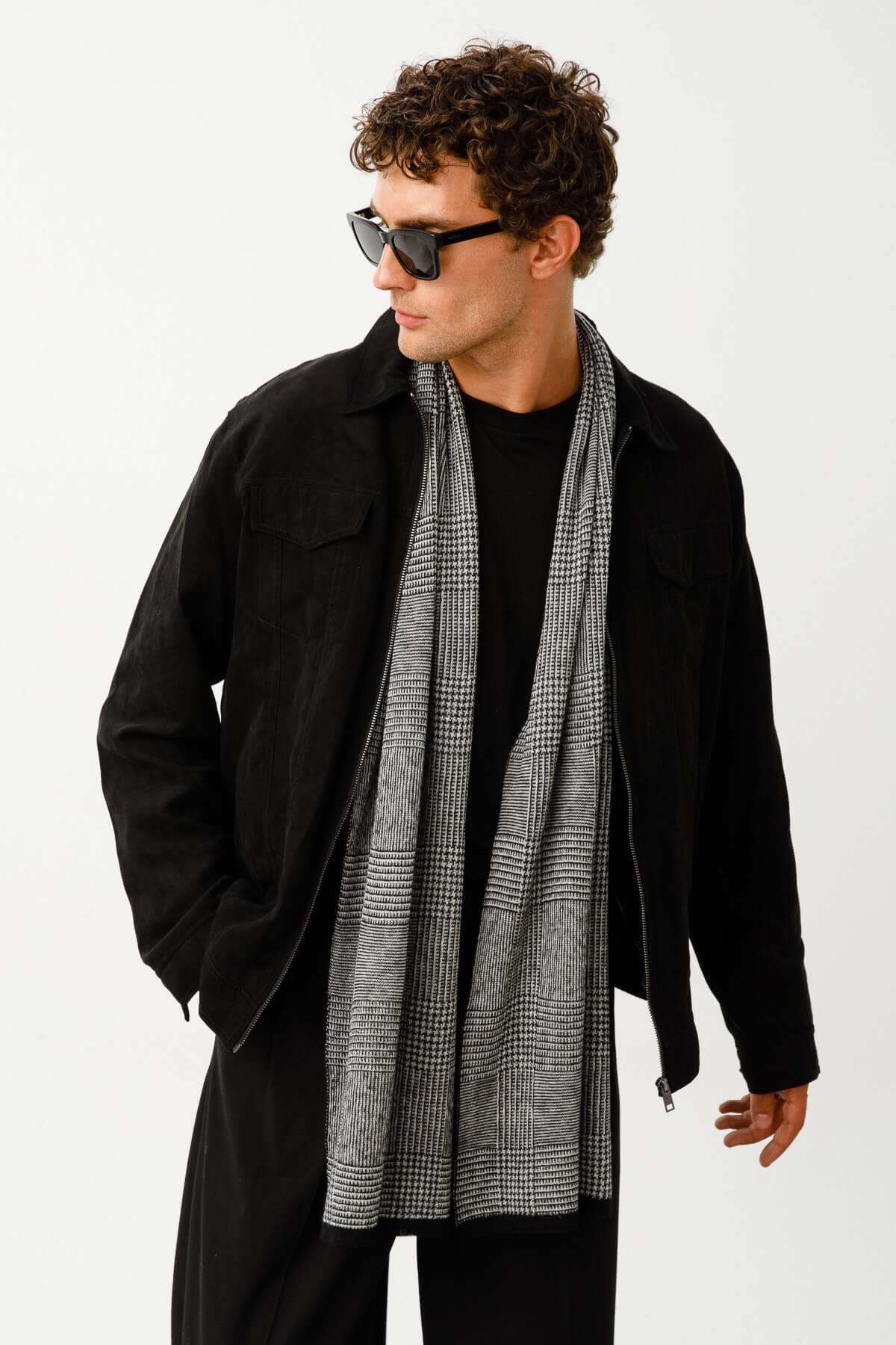 MEN PHRYGIA SCARF BLACK