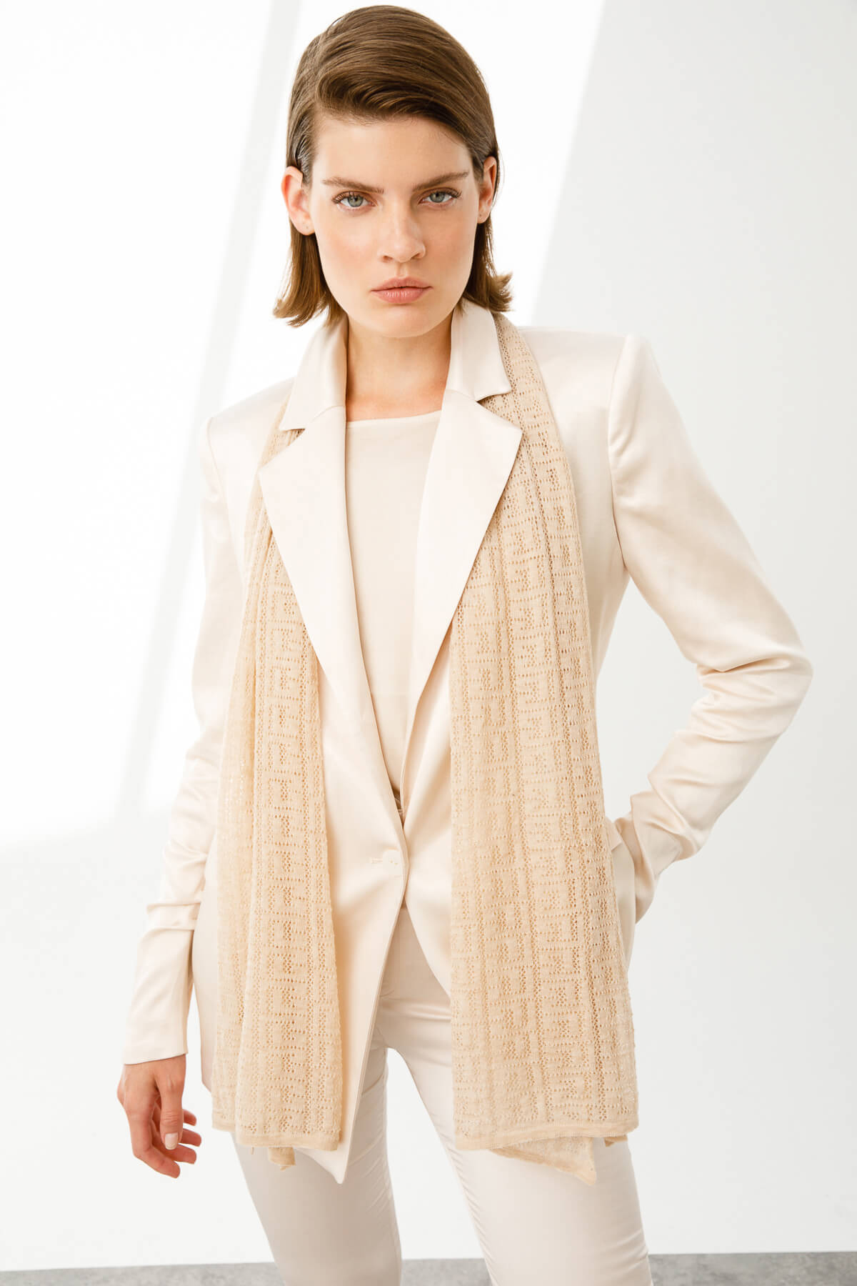 HELEN SHAWL BEIGE